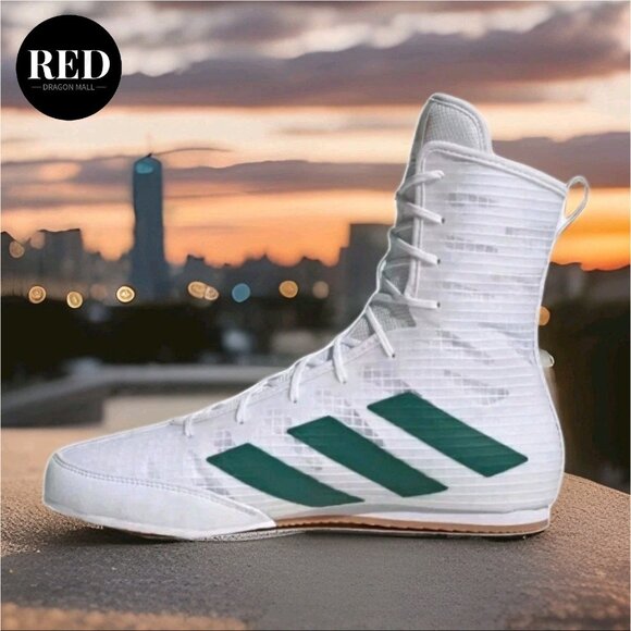 adidas Box Hog 4 White Collegiate Green IH2731 Shoes - Men\'s Size 7 main image 4